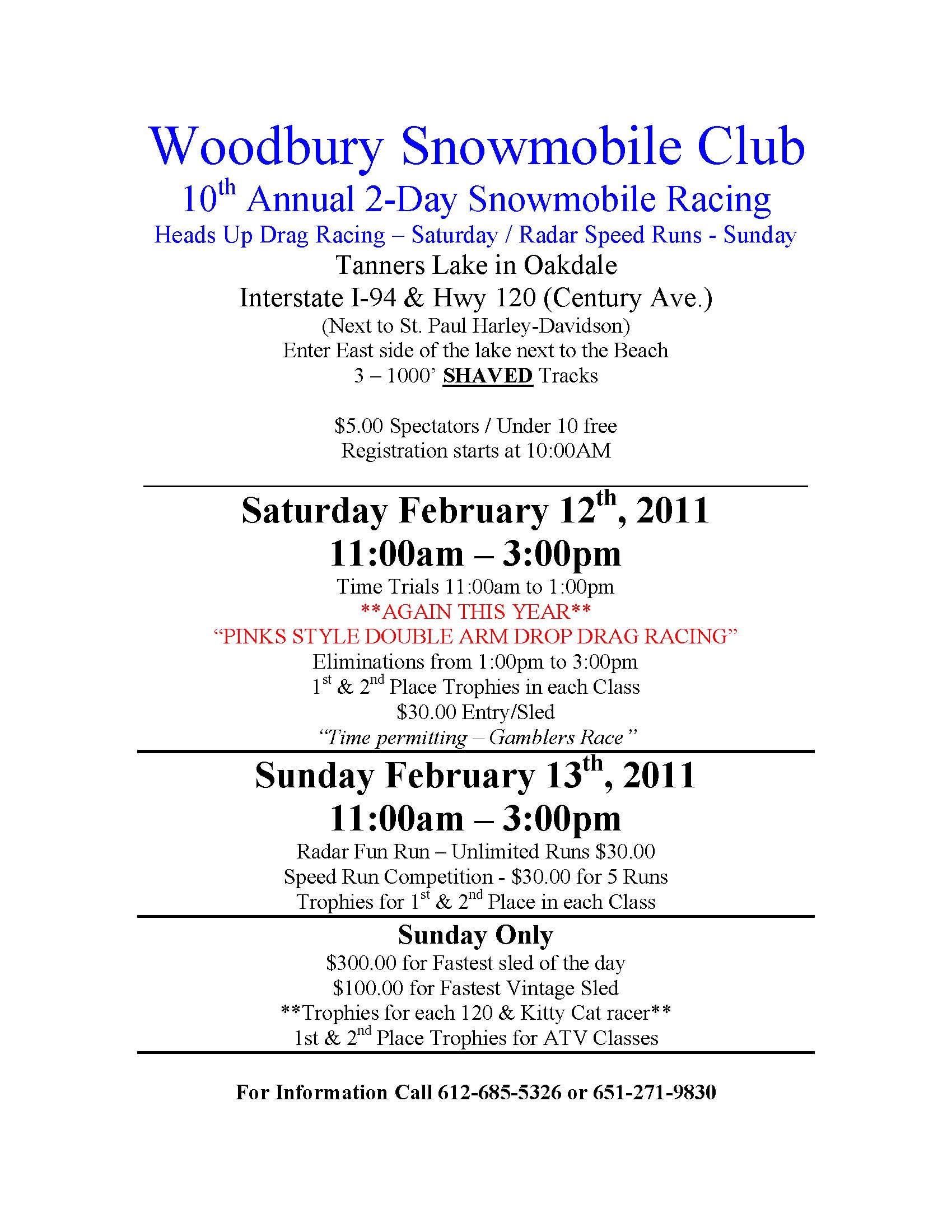 Woodbury Snowmobile Club Home Page